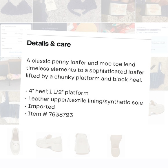 Dolce Vita Yanni Black Chunky Platform loafers - Picture 5 of 5